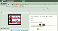Desktop Screenshot of mitofox.deviantart.com