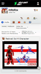Mobile Screenshot of mitofox.deviantart.com