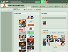 Tablet Screenshot of akatsuki-hs-fanclub.deviantart.com