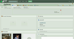 Desktop Screenshot of guypetrock.deviantart.com