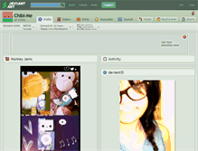 Tablet Screenshot of chibi-me.deviantart.com