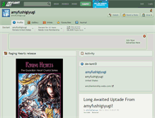 Tablet Screenshot of amyfushigiyugi.deviantart.com