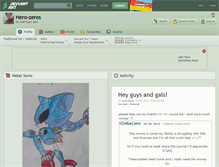 Tablet Screenshot of hero-zeros.deviantart.com