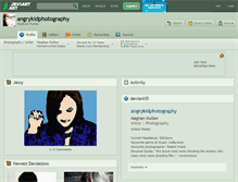 Tablet Screenshot of angrykidphotography.deviantart.com