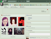 Tablet Screenshot of lirkaana.deviantart.com