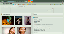 Desktop Screenshot of hellopeterrabbit.deviantart.com