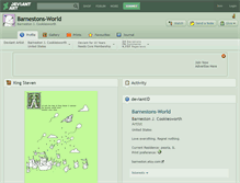 Tablet Screenshot of barnestons-world.deviantart.com