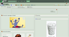 Desktop Screenshot of flyingbox.deviantart.com