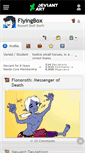Mobile Screenshot of flyingbox.deviantart.com