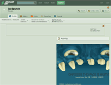 Tablet Screenshot of jordanmks.deviantart.com