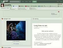 Tablet Screenshot of cocodrillo.deviantart.com