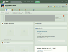 Tablet Screenshot of beyblade-fanfic.deviantart.com
