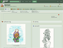 Tablet Screenshot of epicmyst.deviantart.com