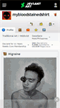 Mobile Screenshot of mybloodstainedshirt.deviantart.com