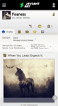 Mobile Screenshot of feaness.deviantart.com