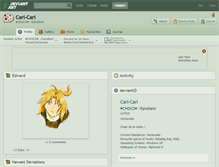 Tablet Screenshot of cari-cari.deviantart.com