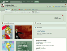 Tablet Screenshot of littlefangirls.deviantart.com