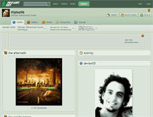 Tablet Screenshot of myounis.deviantart.com