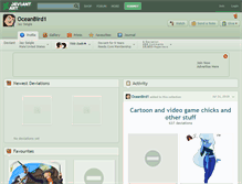 Tablet Screenshot of oceanbird1.deviantart.com