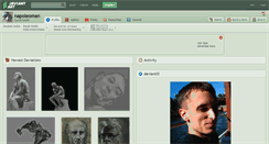 Desktop Screenshot of napoleoman.deviantart.com