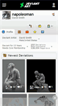 Mobile Screenshot of napoleoman.deviantart.com