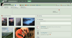 Desktop Screenshot of corpseweles.deviantart.com