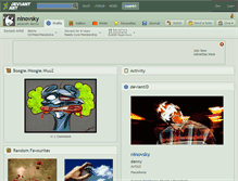 Tablet Screenshot of ninovsky.deviantart.com