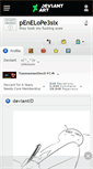 Mobile Screenshot of penelope3six.deviantart.com