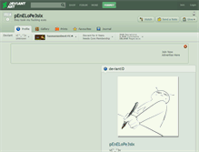 Tablet Screenshot of penelope3six.deviantart.com