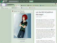 Tablet Screenshot of clubwitch.deviantart.com
