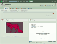 Tablet Screenshot of lunatemari.deviantart.com