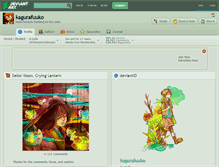 Tablet Screenshot of kagurafuuko.deviantart.com