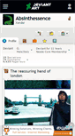 Mobile Screenshot of absinthessence.deviantart.com