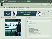 Tablet Screenshot of absinthessence.deviantart.com