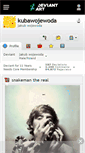 Mobile Screenshot of kubawojewoda.deviantart.com