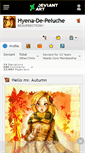 Mobile Screenshot of hyena-de-peluche.deviantart.com