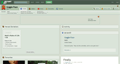 Desktop Screenshot of goggle-face.deviantart.com