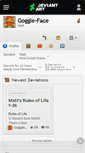 Mobile Screenshot of goggle-face.deviantart.com