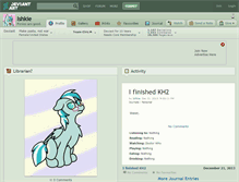 Tablet Screenshot of ishkie.deviantart.com