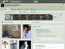 Tablet Screenshot of absolutely-awesome-a.deviantart.com