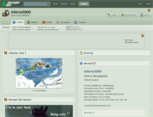 Tablet Screenshot of inferno5000.deviantart.com