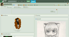 Desktop Screenshot of animeearthgirl.deviantart.com