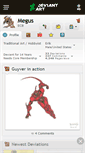 Mobile Screenshot of megus.deviantart.com