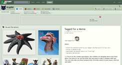 Desktop Screenshot of kryptid.deviantart.com