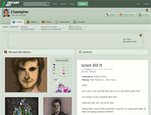 Tablet Screenshot of chastepher.deviantart.com