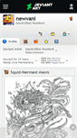 Mobile Screenshot of newvani.deviantart.com