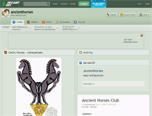 Tablet Screenshot of ancienthorses.deviantart.com