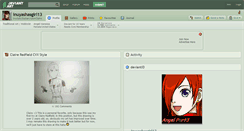 Desktop Screenshot of inuyashasgirl13.deviantart.com