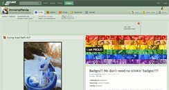 Desktop Screenshot of immortalpanda.deviantart.com