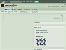 Tablet Screenshot of prep-executioner.deviantart.com